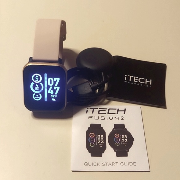 iTECH Fusion 2 S Smartwatch Fitness Tracker. I have Pink & Green bands - Picture 10 of 10